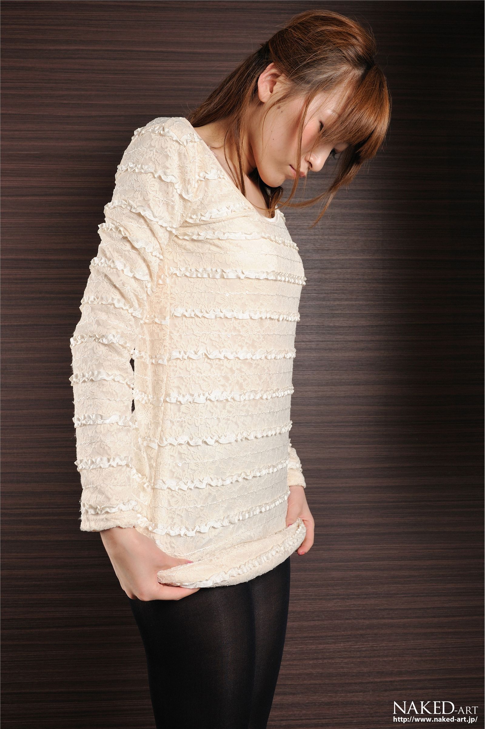 [Naked-art]NO.00544 日本性感丝袜美女 OL ロッカールーム 浜岡彩乃